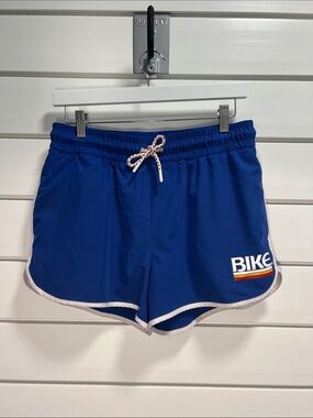 BIKE Blue Lined Athletic Shorts